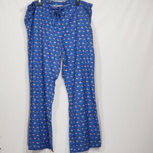 NWOT  Vineyard Vines  Pink Whale  /  Santa Clause in boat  Flannel Pajama Pants
